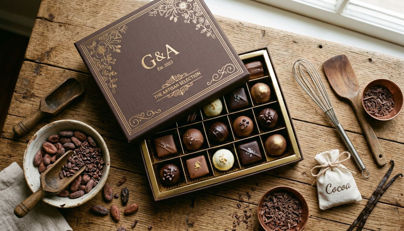 Gourmandise et identité : créer un coffret chocolat à votre image